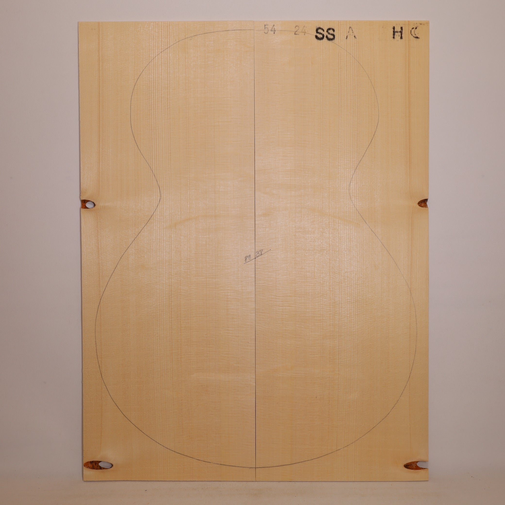 BUNDLE 5x Spruce Tops for Steel String Guitar A (no. 840)