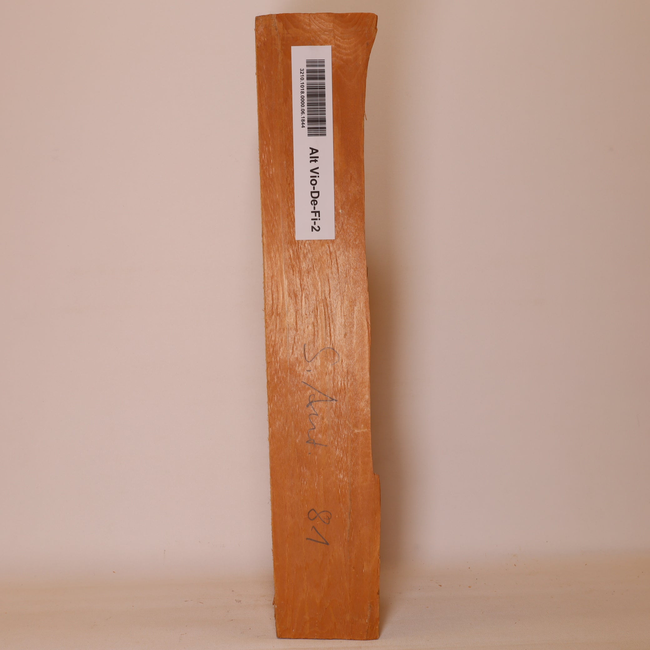 Gespaltene Fichtendecke für Violine von 1981 (Nr. 1844)