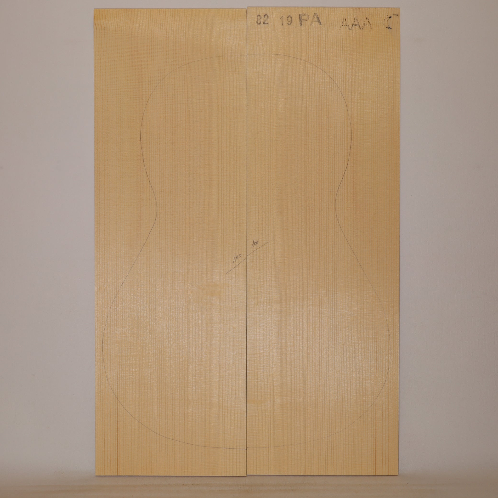 Spruce Top for Parlor Guitar AAA (no. 741)