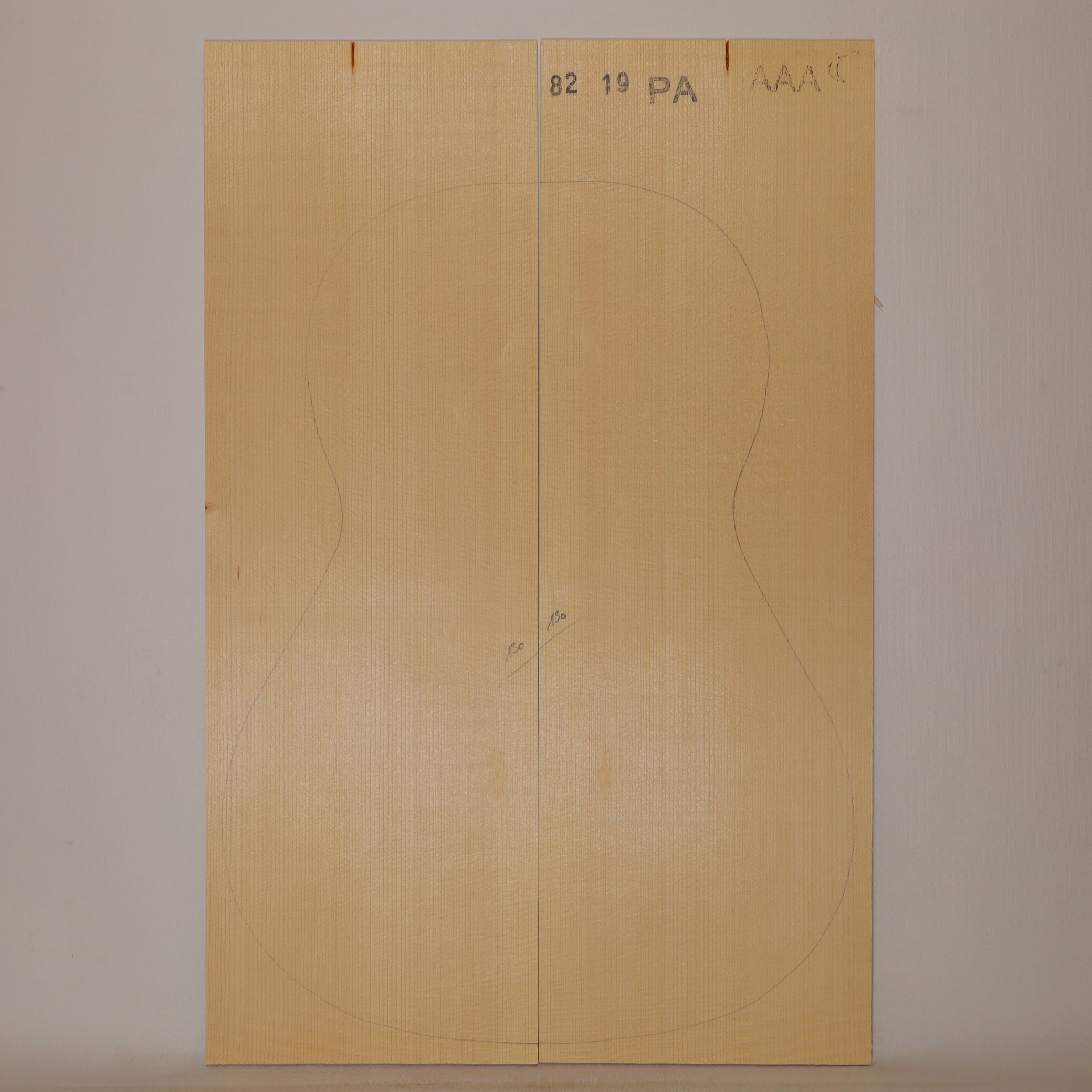 Spruce Top for Parlor Guitar AAA (no. 742)