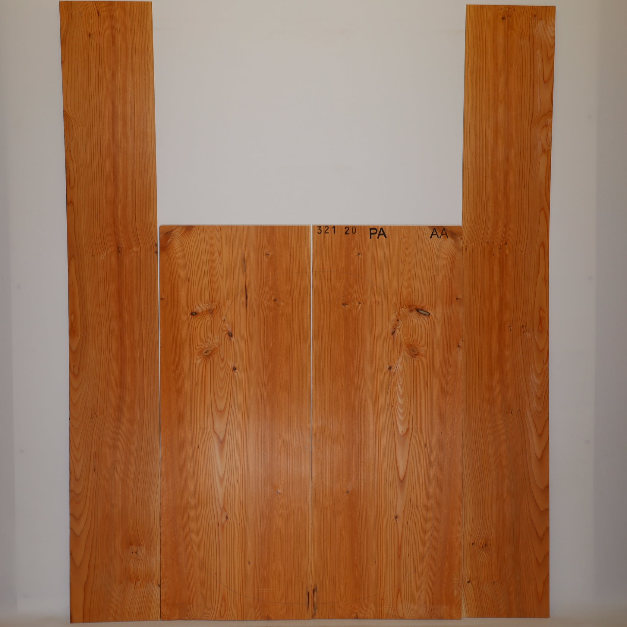 Yew Set (Back/Sides) for Parlor Guitar AA (no. 764)
