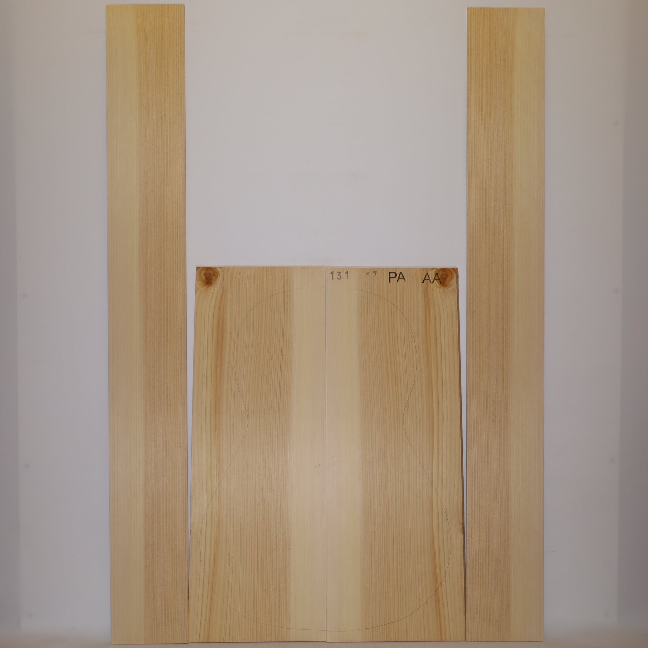 False Cypress Set (Back/Sides) for Parlor Guitar AA (no. 763)