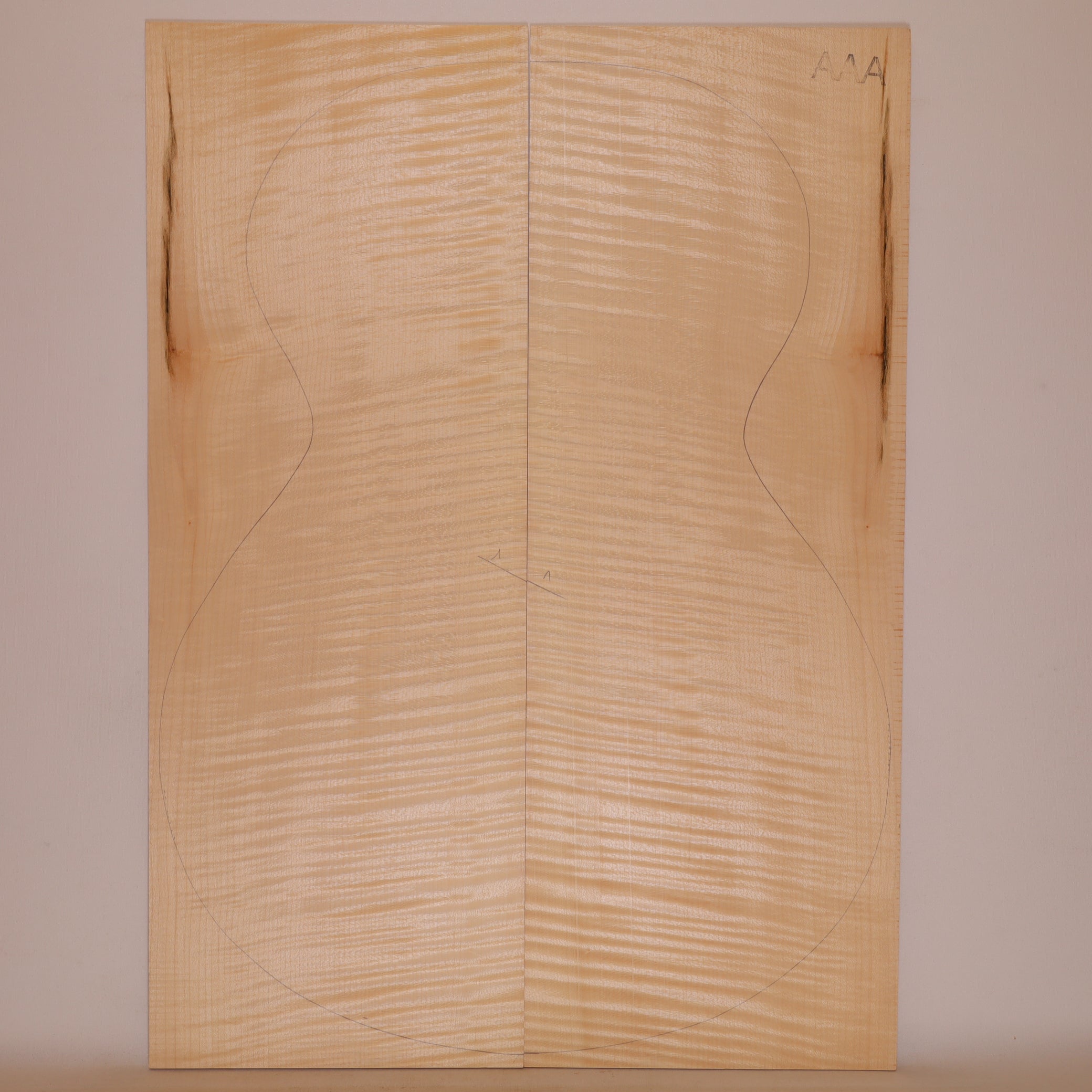 Maple Back for Steel String Guitar AAA (no. 880)