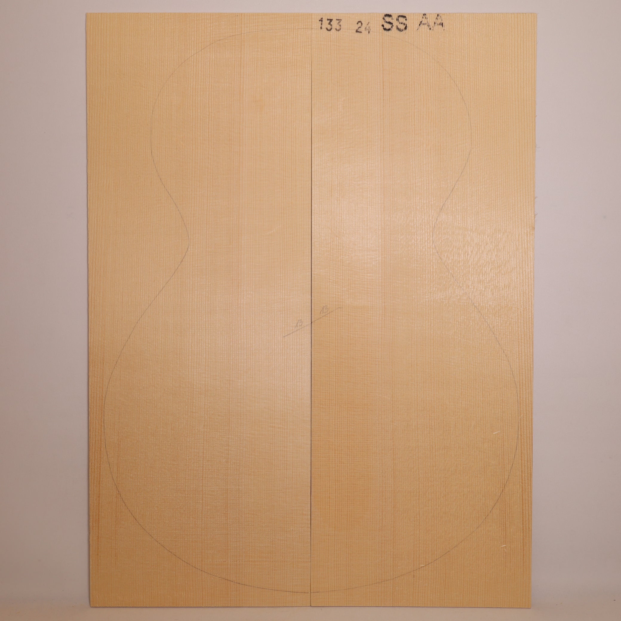 Spruce Top for Steel String Guitar AA (no. 1654)