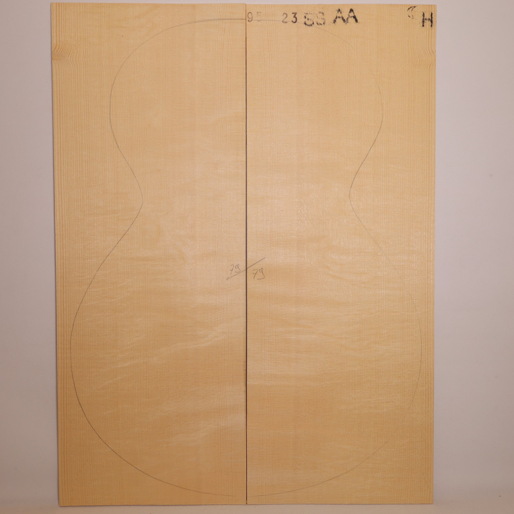 Spruce Top for Steel String Guitar AA (no. 1623)