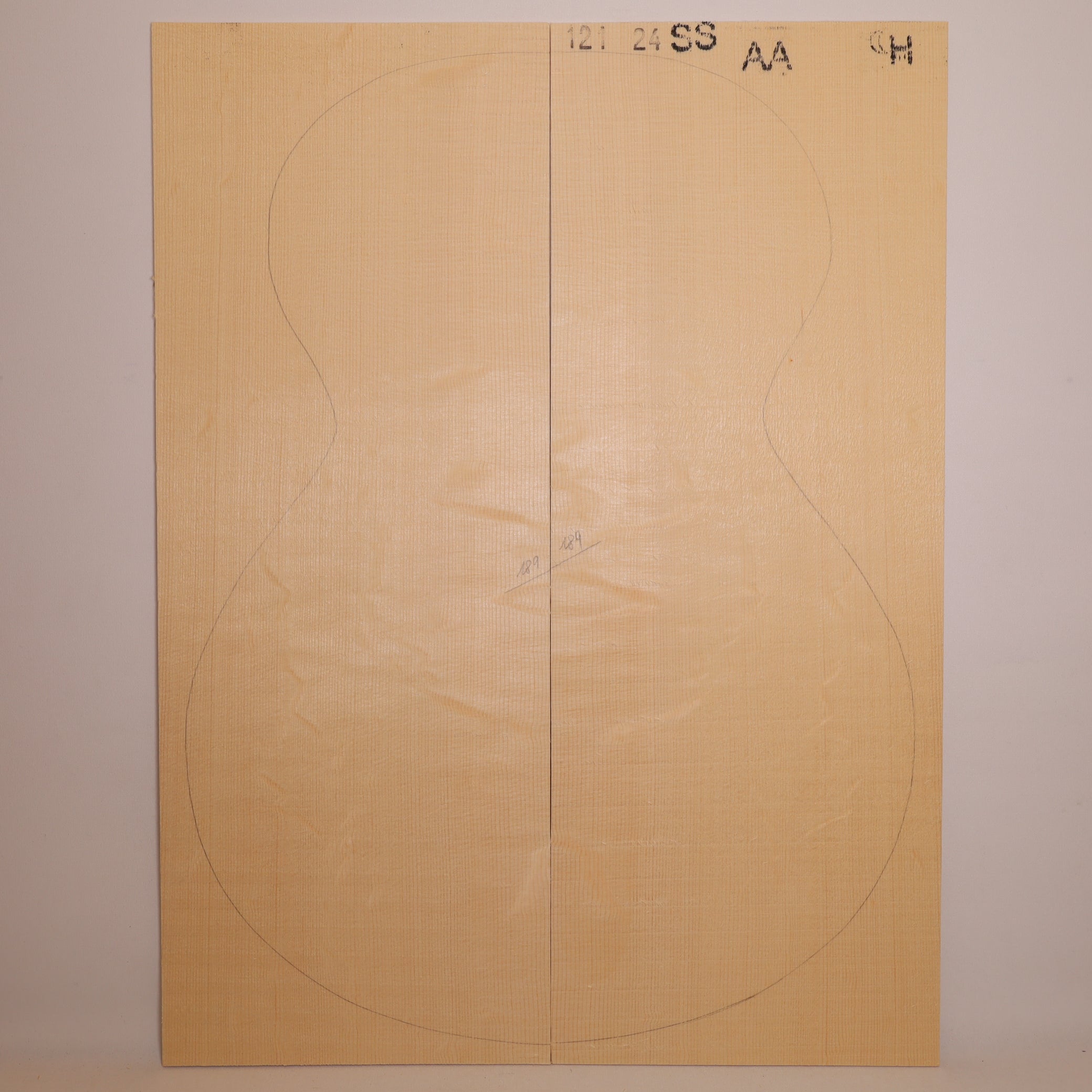 Spruce Top for Steel String Guitar AA (no. 1629)