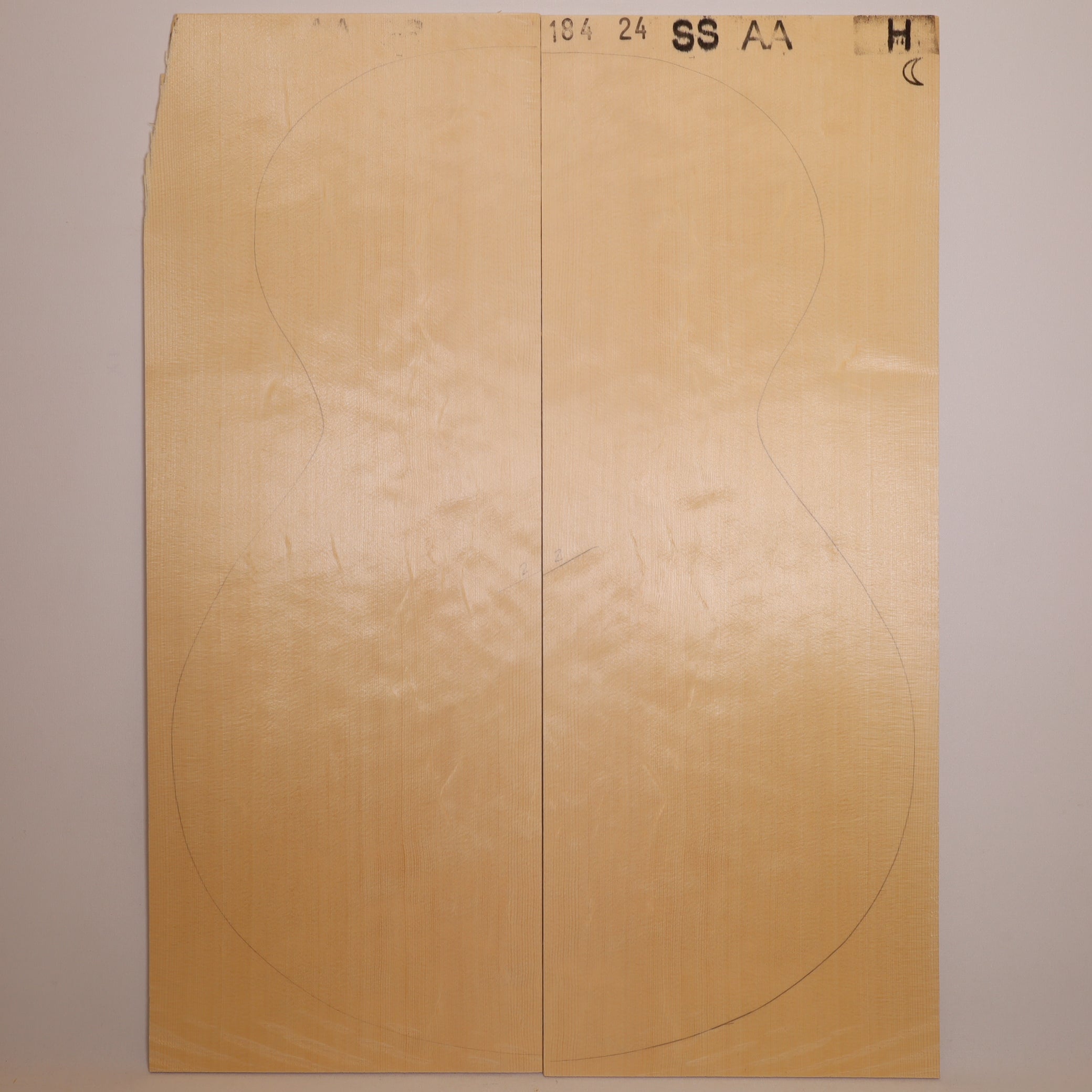 Spruce Top for Steel String Guitar AA (no. 1642)