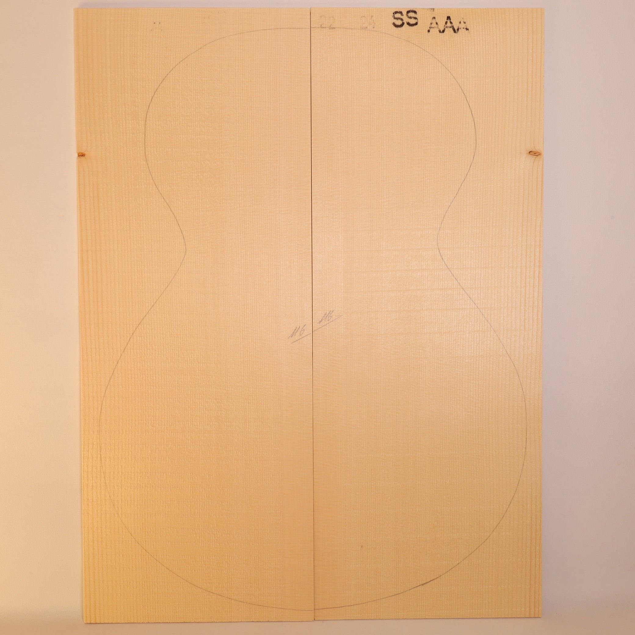 Spruce Top for Steel String Guitar AAA (no. 1688)