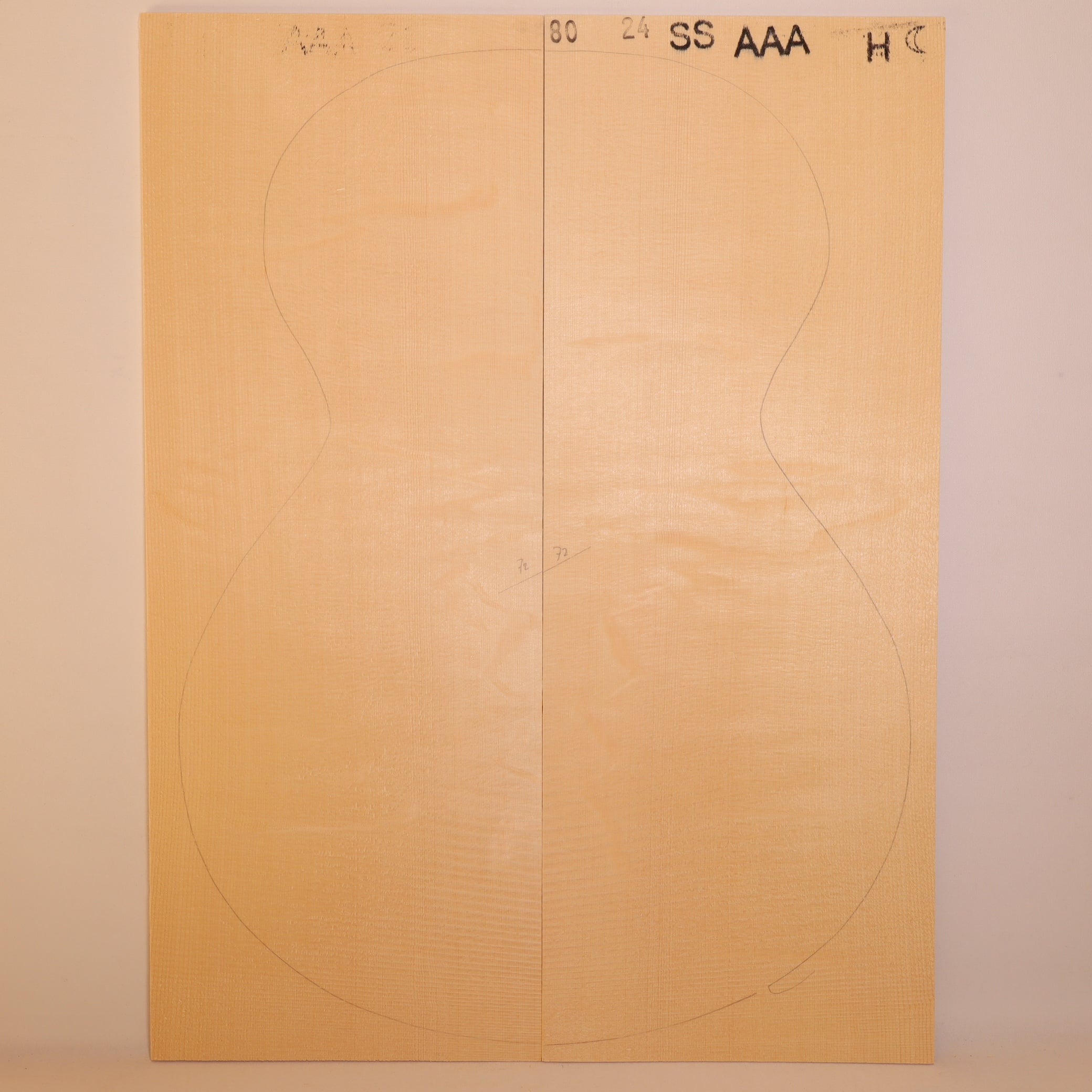 Spruce Top for Steel String Guitar AAA (no. 1670)