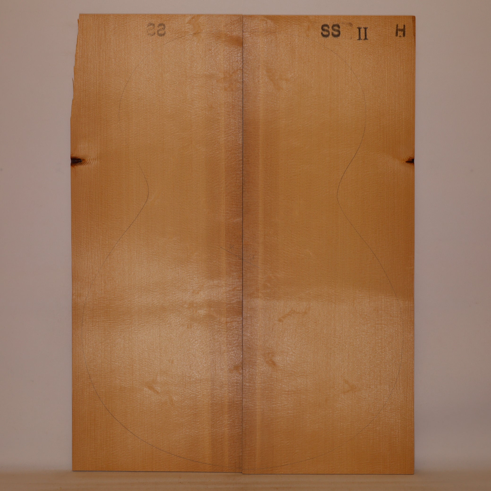 Thermo Fichtendecke für Steelstring Gitarre II (Nr. 934)