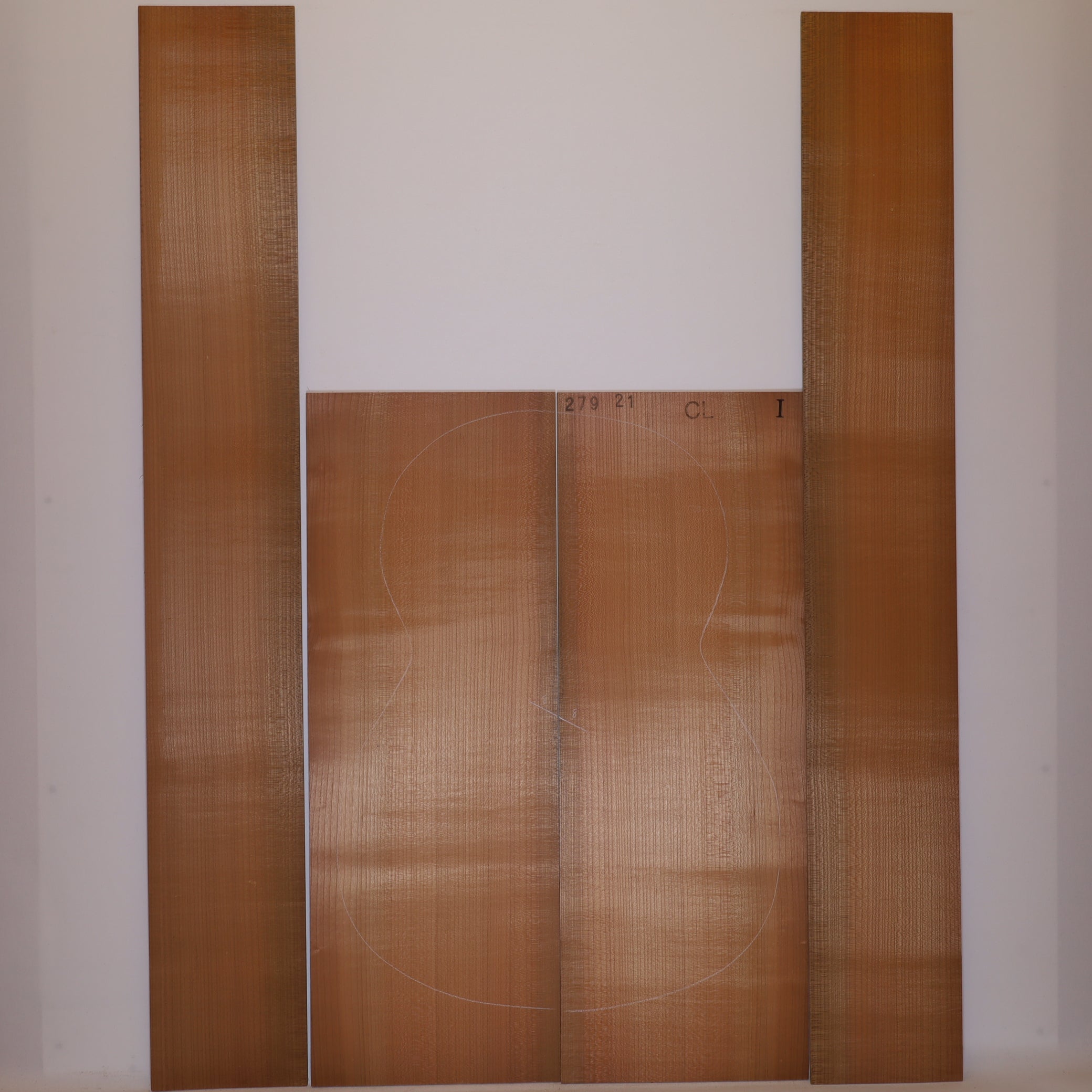 Thermo Cherry tree Set (Back/Sides) for Steel String Guitar I (no. 523)