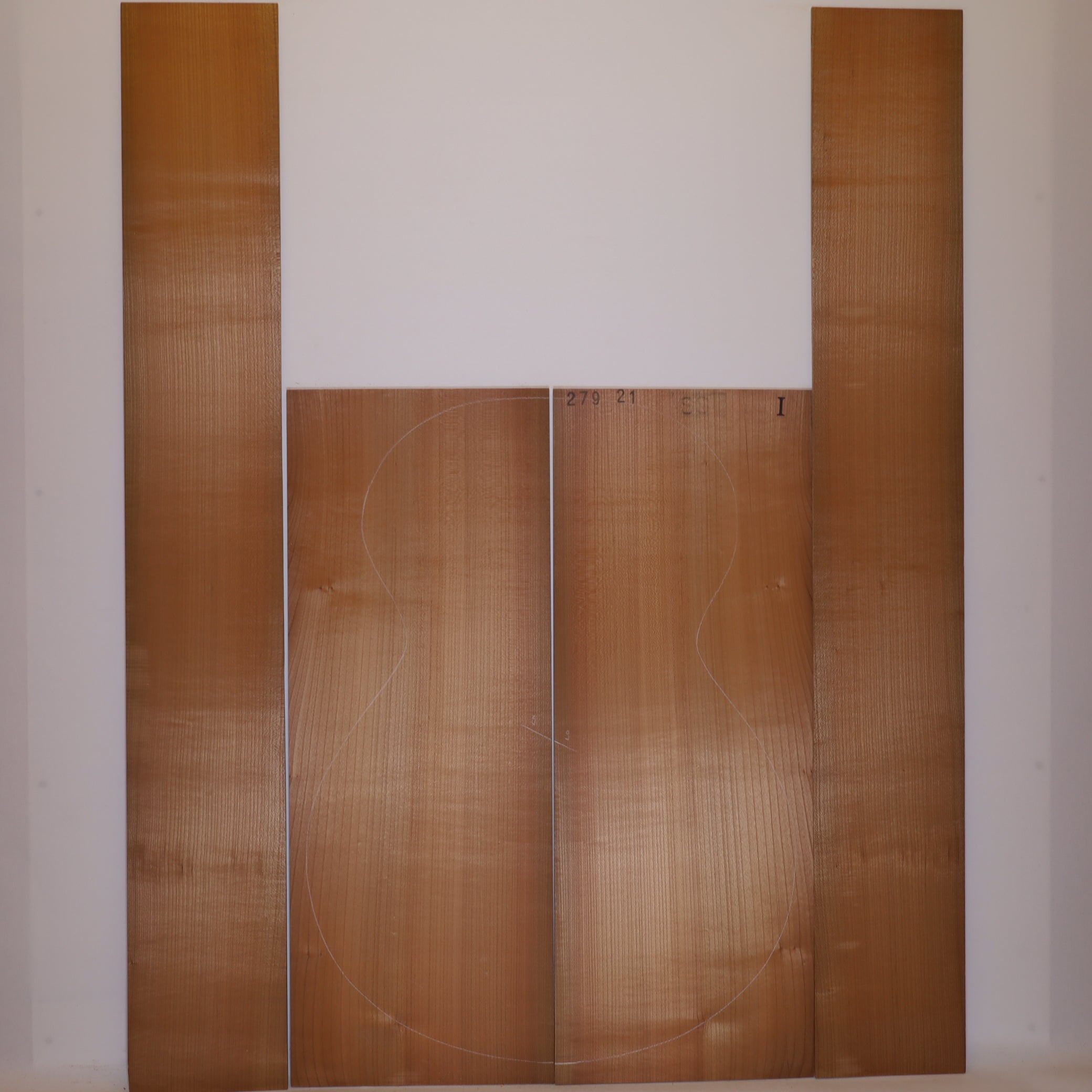 Thermo Cherry tree Set (Back/Sides) for Steel String Guitar I (no. 524)