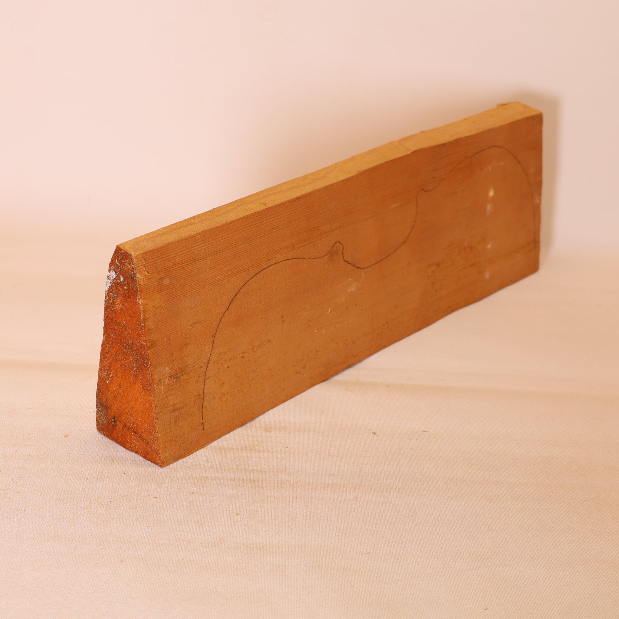 Gespaltene Fichtendecke für Violine von 1981 (Nr. 1845)