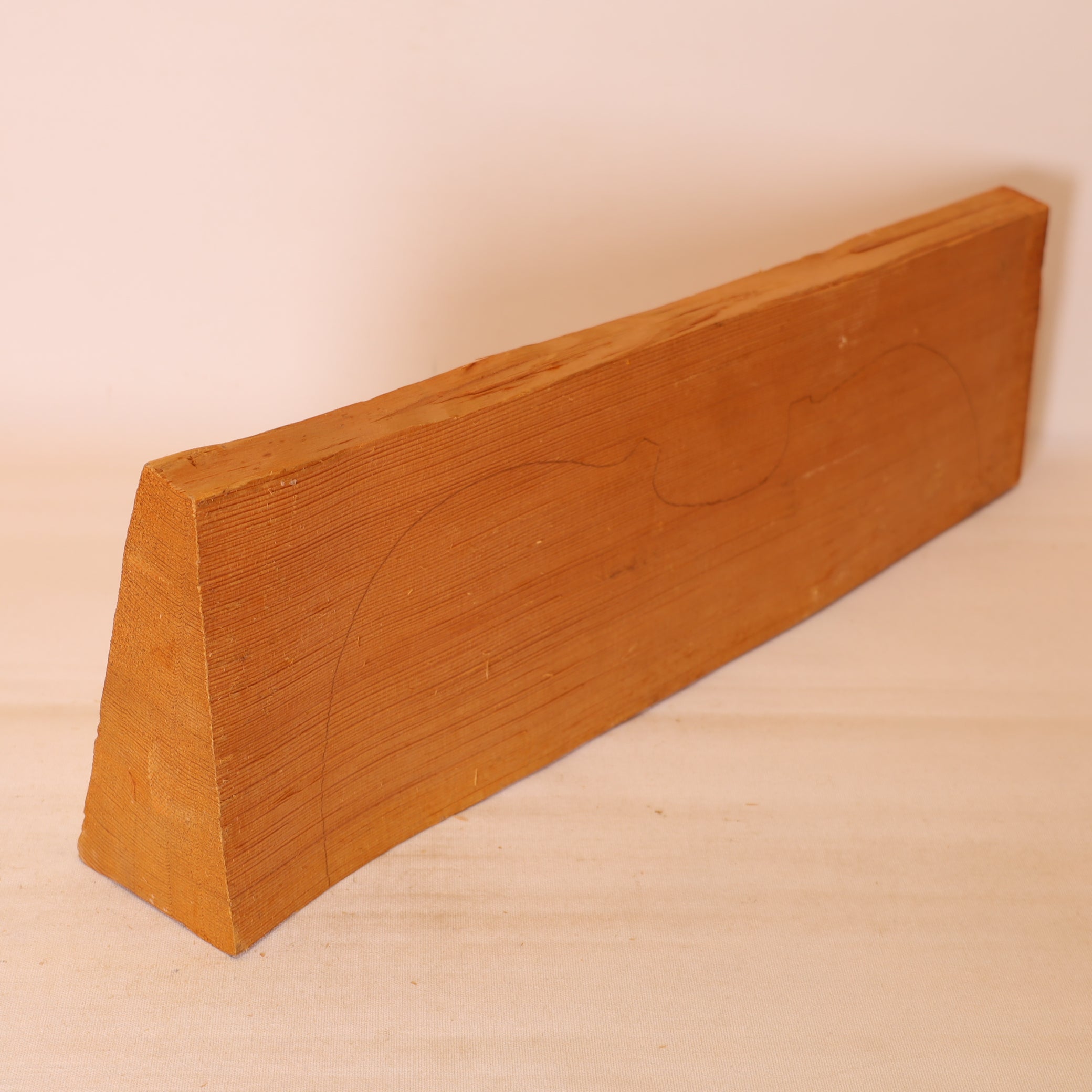 Gespaltene Fichtendecke für Violine von 1981 (Nr. 1846)