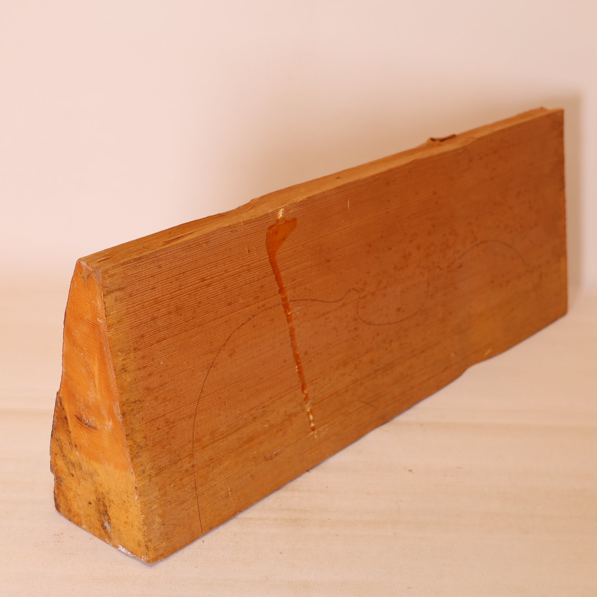 Gespaltene Fichtendecke für Violine von 1981 (Nr. 1848)