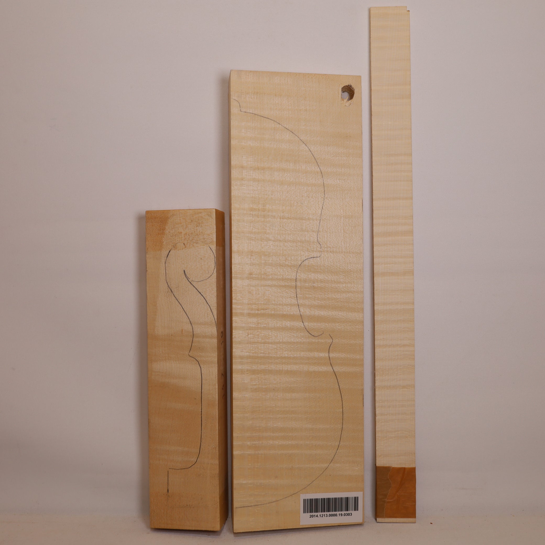 Maple Set (Back/Neck/Sides) for Violin AA (no. 303)