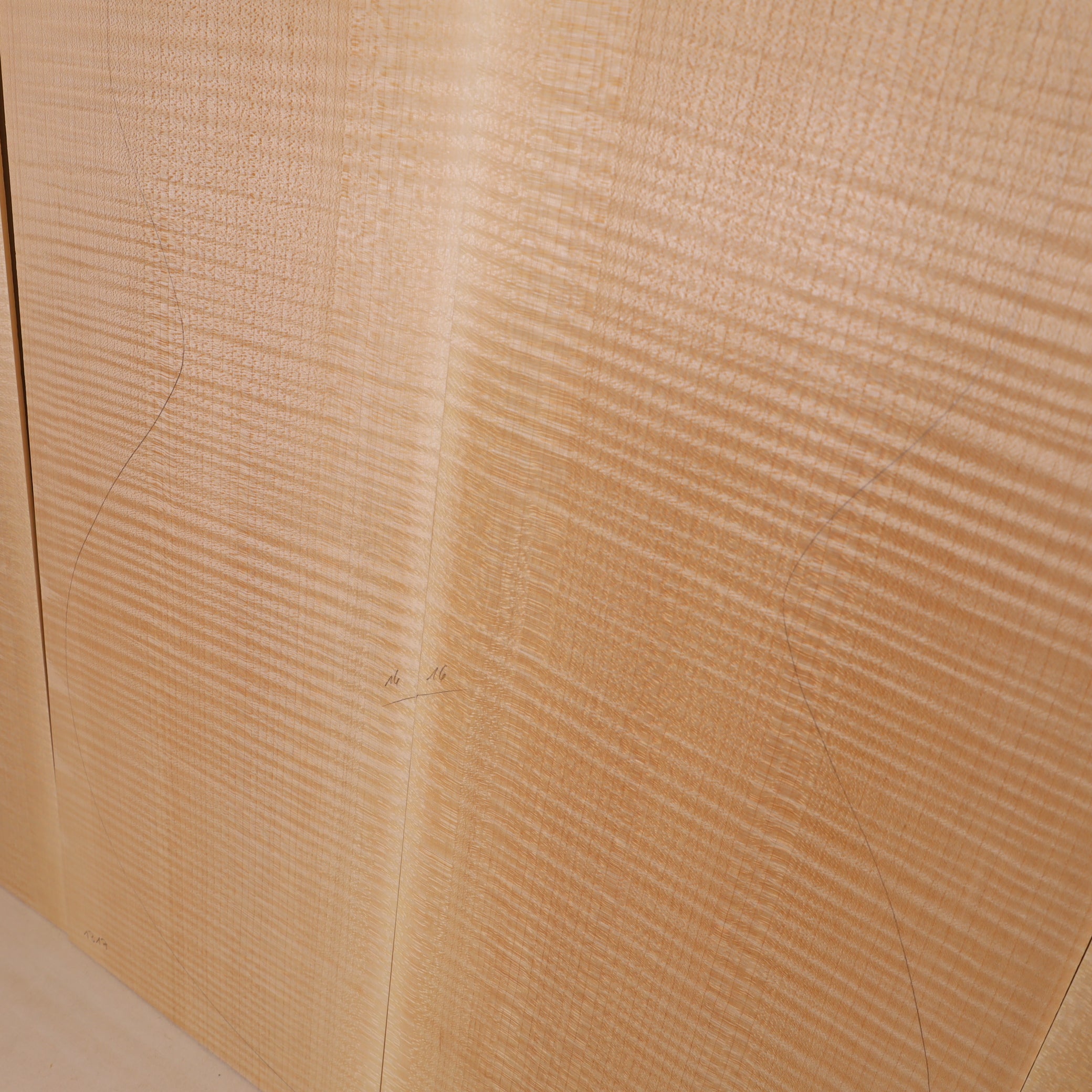 Maple Set (Back/Sides) for Steel String Guitar AAA (no. 1317)