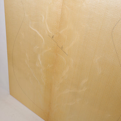 Thermo Spruce Top for Classical Guitar, heavy bearclaw, II (no. 1374)
