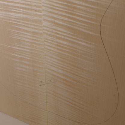 Maple Drop Top 2-piece for Electric Guitar AA (no. 1602)