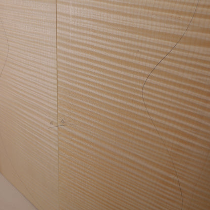 Ahorn Set (Boden/Zargen) für Archtop Gitarre MA (Nr. 1700)