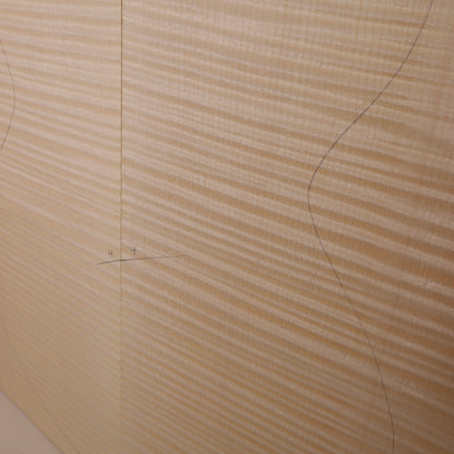 Ahorn Set (Boden/Zargen) für Archtop Gitarre MA (Nr. 1702)