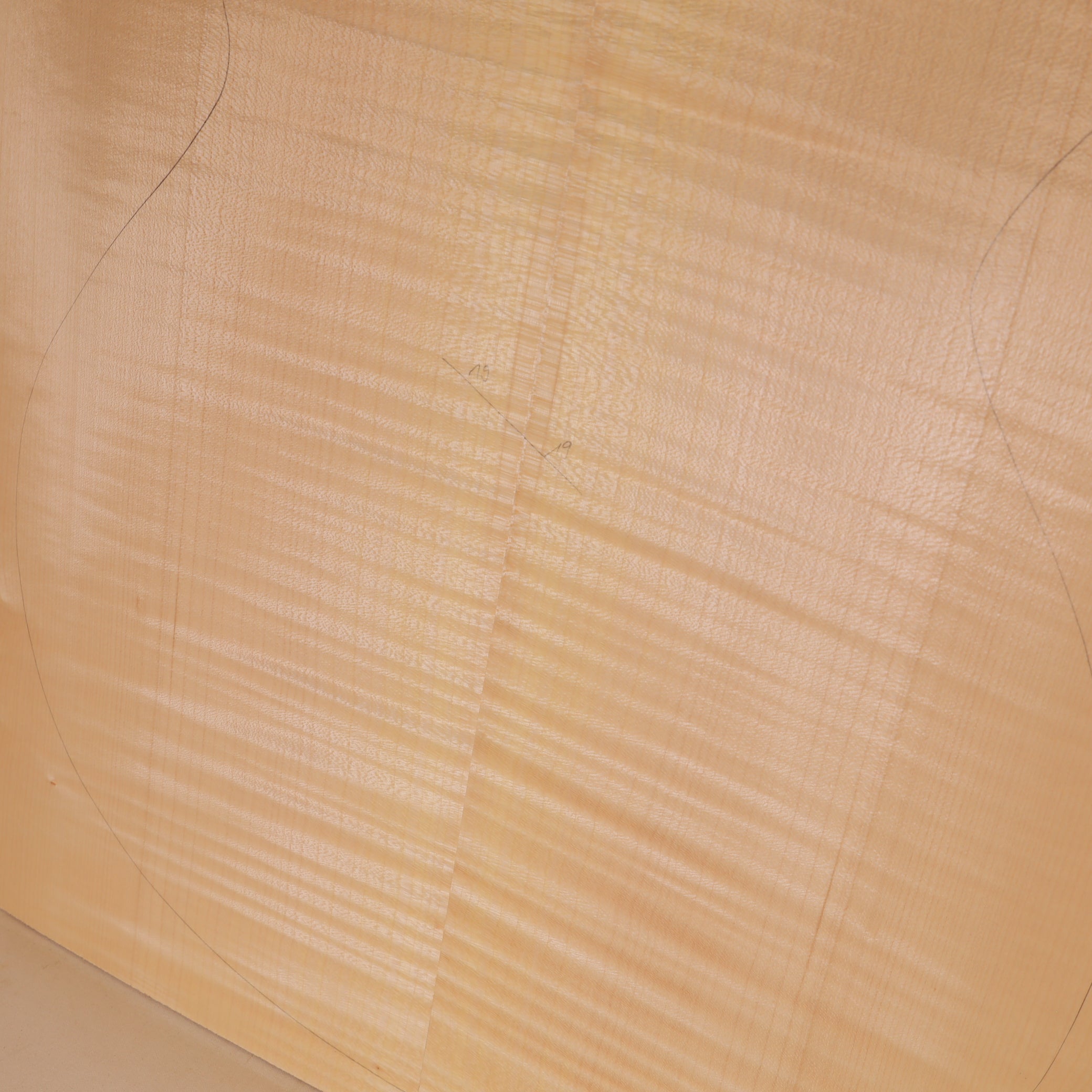 Ahorn Set (Boden/Zargen) für Steelstring Gitarre A (Nr. 2013)