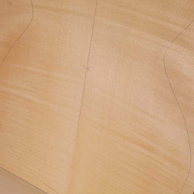 Ahorn Set (Boden/Zargen) für Steelstring Gitarre A (Nr. 2017)