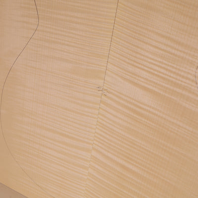 Ahorn Set (Boden/Zargen) für klassische Gitarre AAA (Nr. 2022)