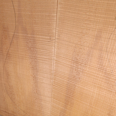 Maple Carved Top 2-piece for Electric Guitar AA (no. 2189)