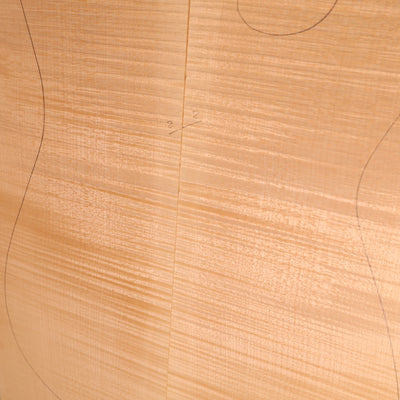 Maple Drop Top 2-piece for Electric Guitar AA (no. 2193)