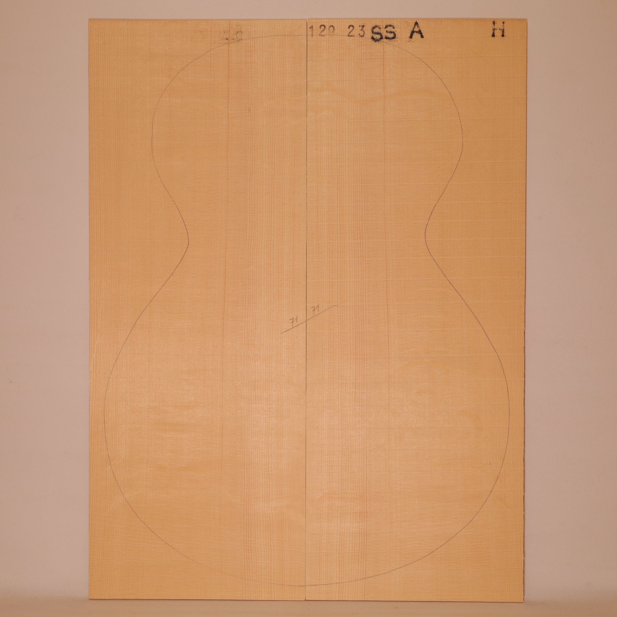 BUNDLE 5x Spruce Tops for Steel String Guitar A (no. 2240)