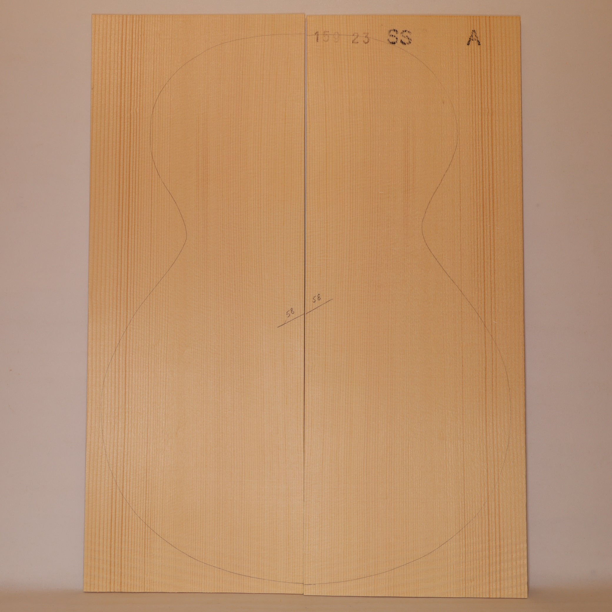 BUNDLE 5x Spruce Tops for Steel String Guitar A (no. 2242)