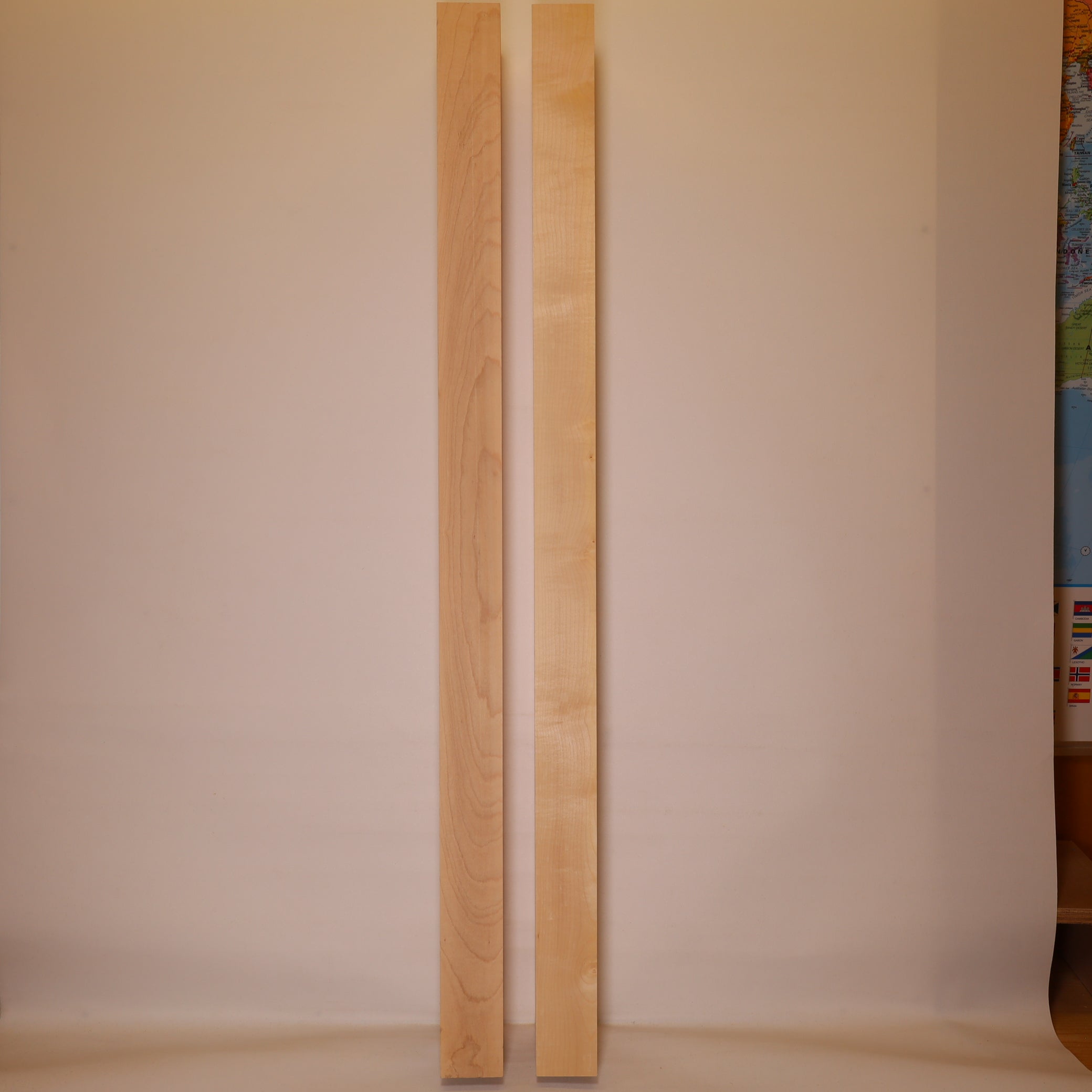 2er Packung - Ahorn Hälse 900x100x50 mm AA - mit Knospen (Nr. 2260)