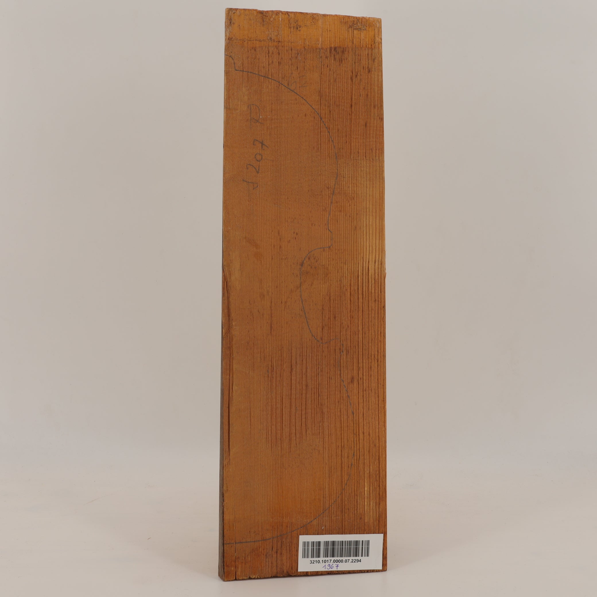 Gespaltene Fichtendecke für Violine von 1967 (Nr. 2294)