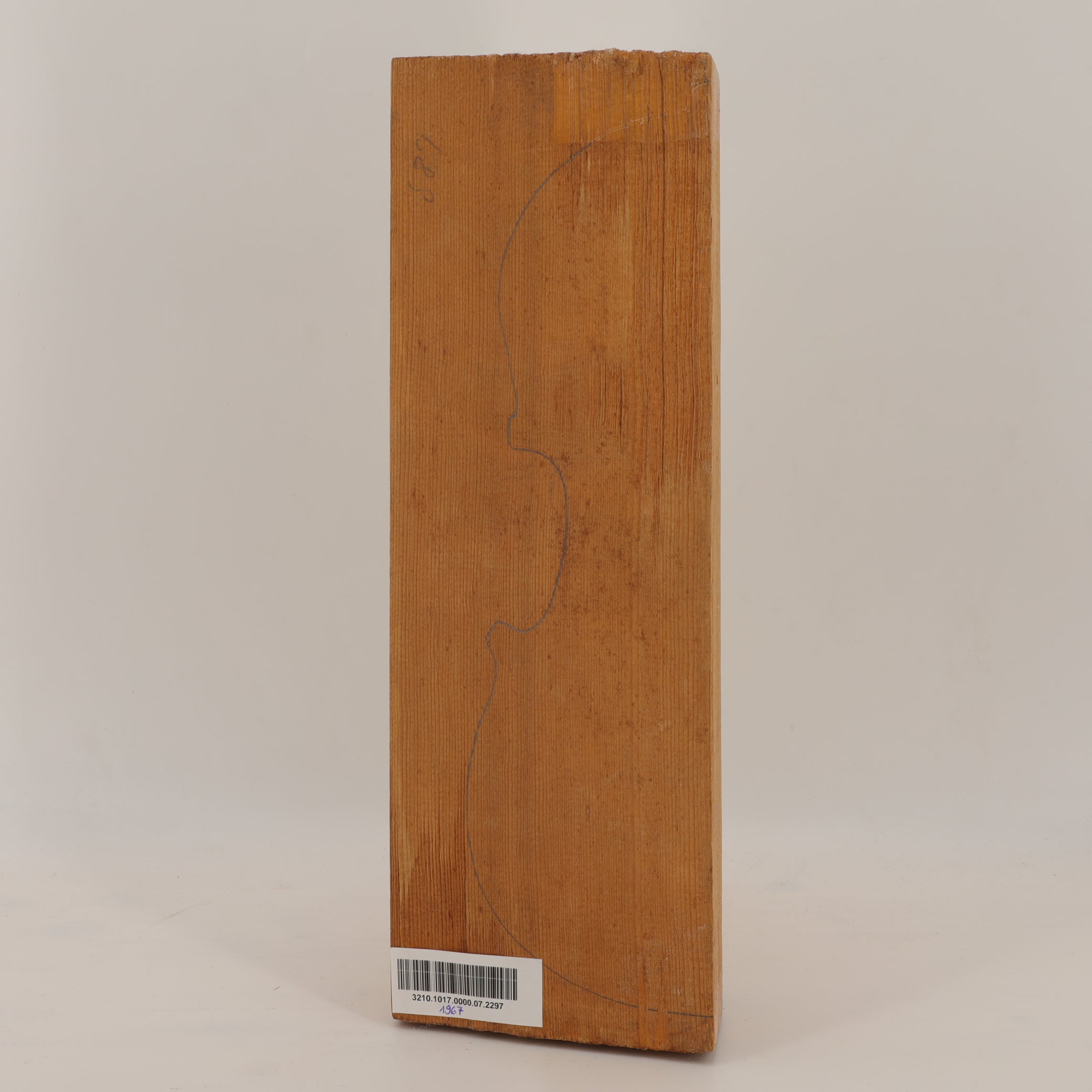 Gespaltene Fichtendecke für Violine von 1967 (Nr. 2297)