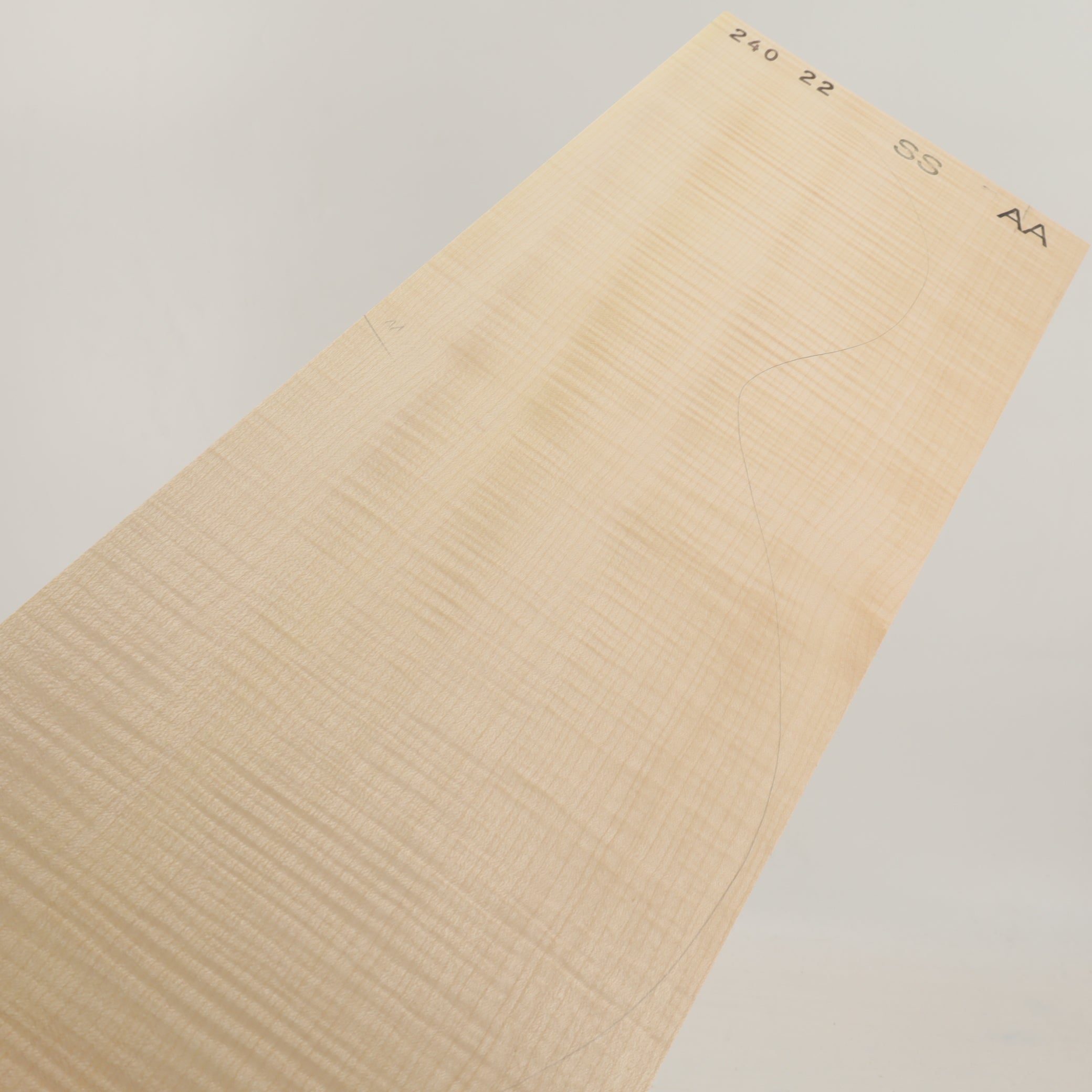 Maple Set (Back/Sides) for Steel String Guitar AA (no. 2399)