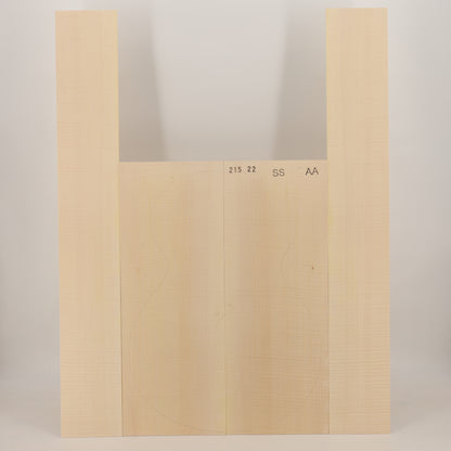 Maple Set (Back/Sides) for Steel String Guitar AA (no. 2400)