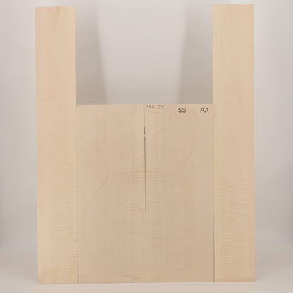 Maple Set (Back/Sides) for Steel String Guitar AA (no. 2402)