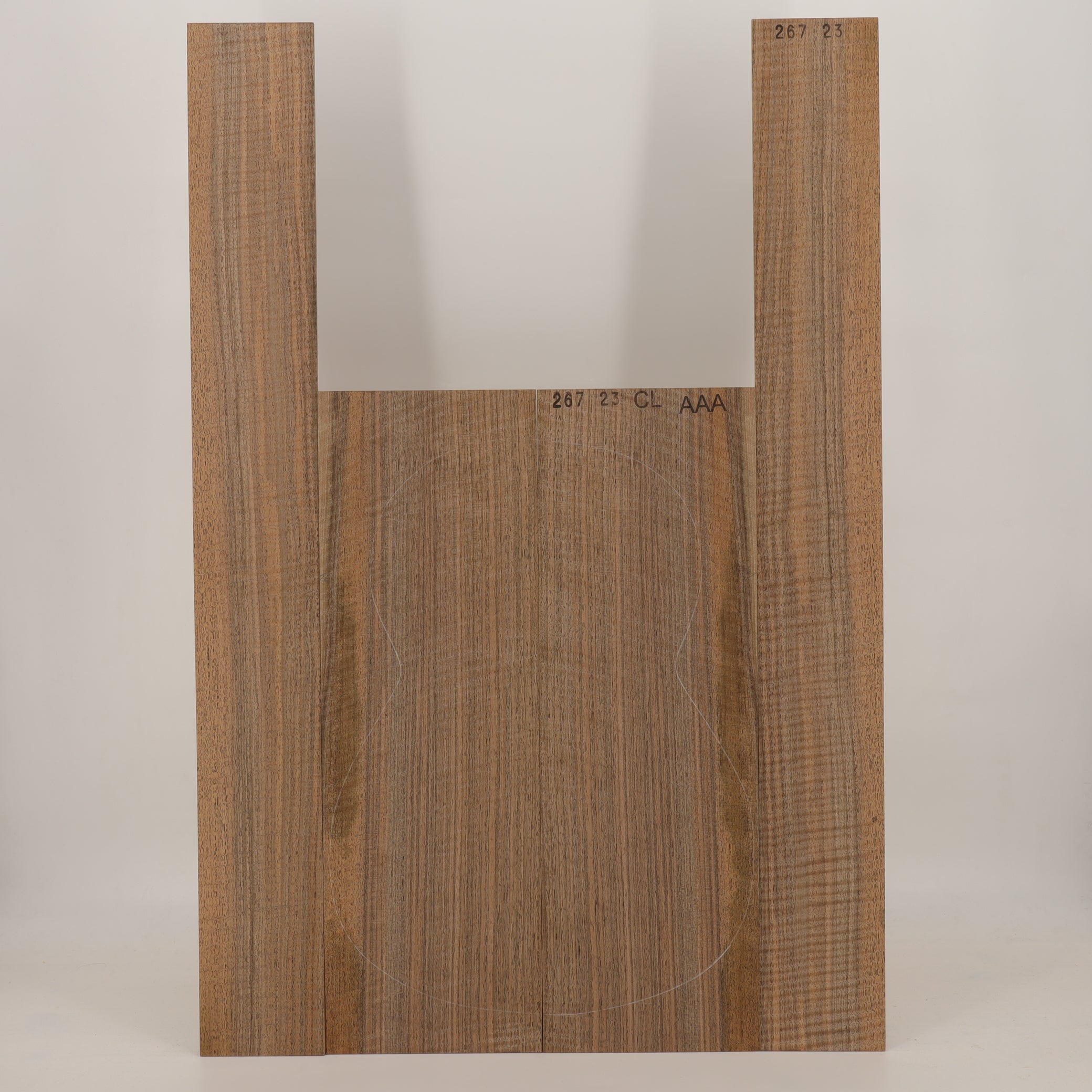 Walnut Set (Back/Sides) for Classical Guitar AAA (no. 2411)