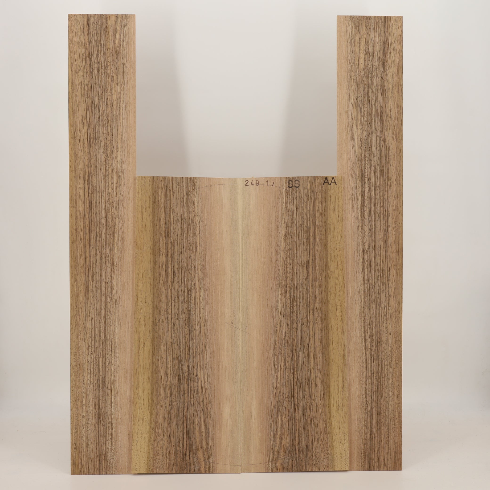 Walnut Set (Back/Sides) for Steel String Guitar AA (no. 2429)
