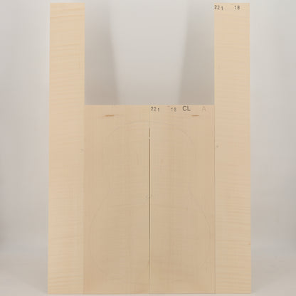 Ahorn Set (Boden/Zargen) für klassische Gitarre A (Nr. 2449)