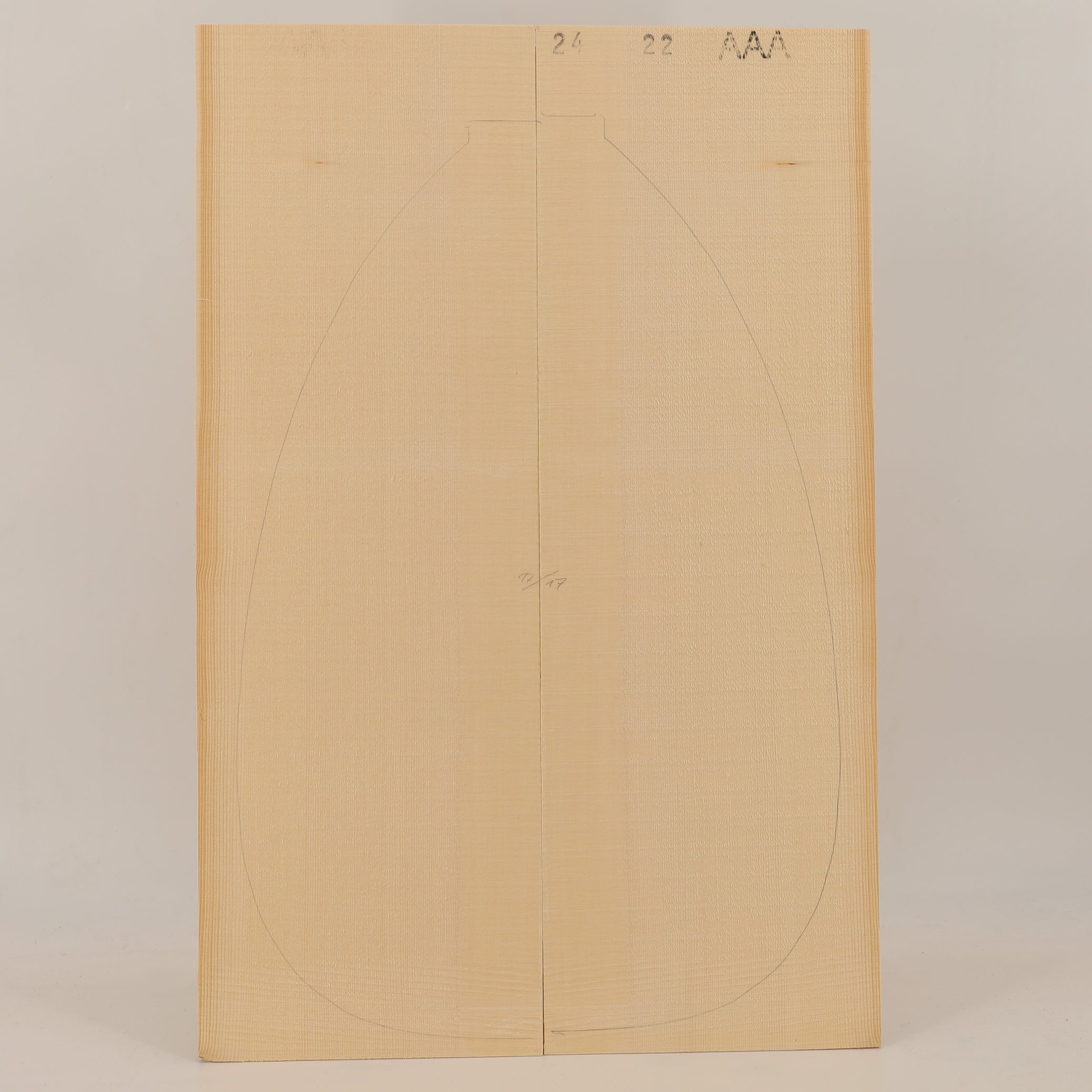 Spruce Top for Lute AAA (no. 2459)