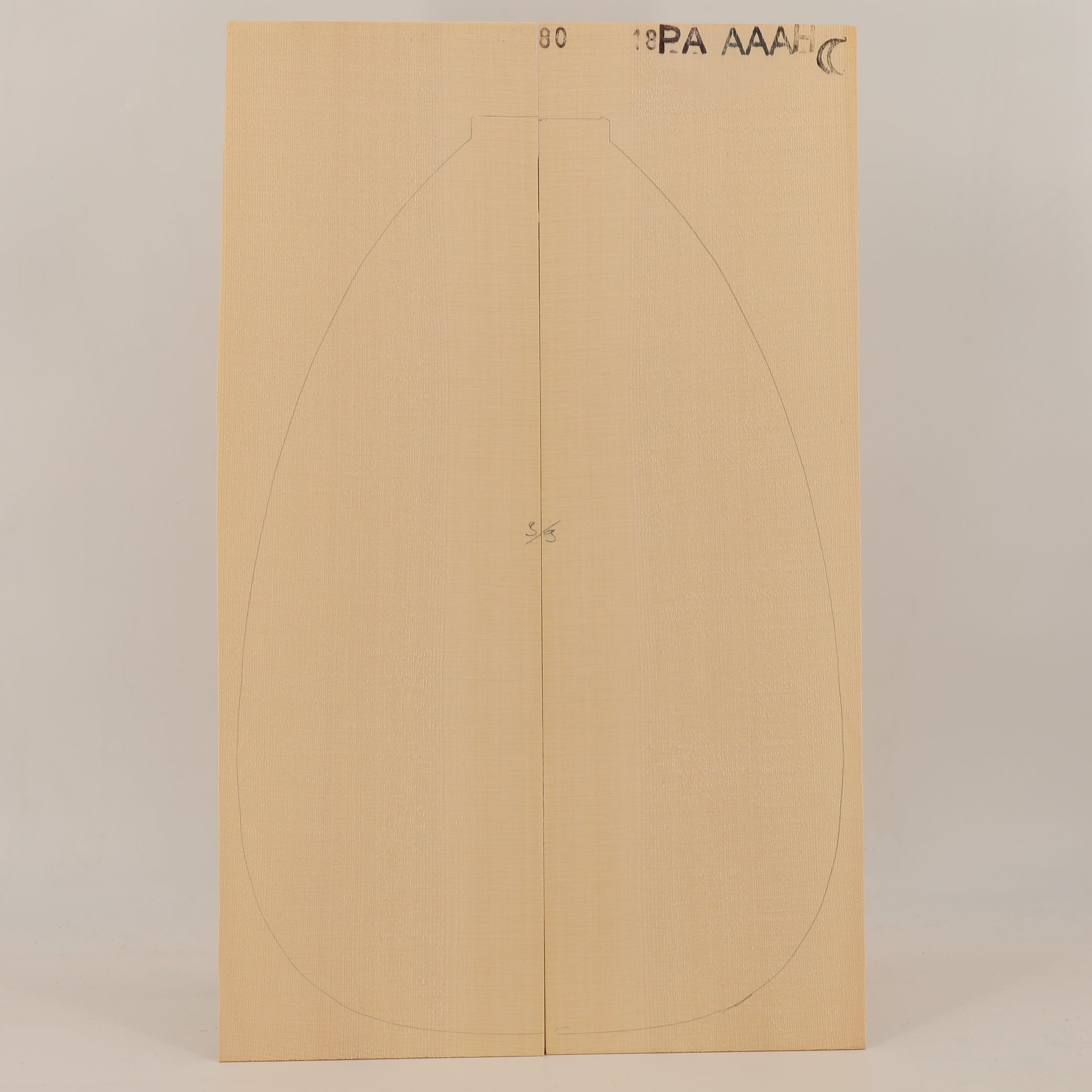 Spruce Top for Lute AAA (no. 2462)