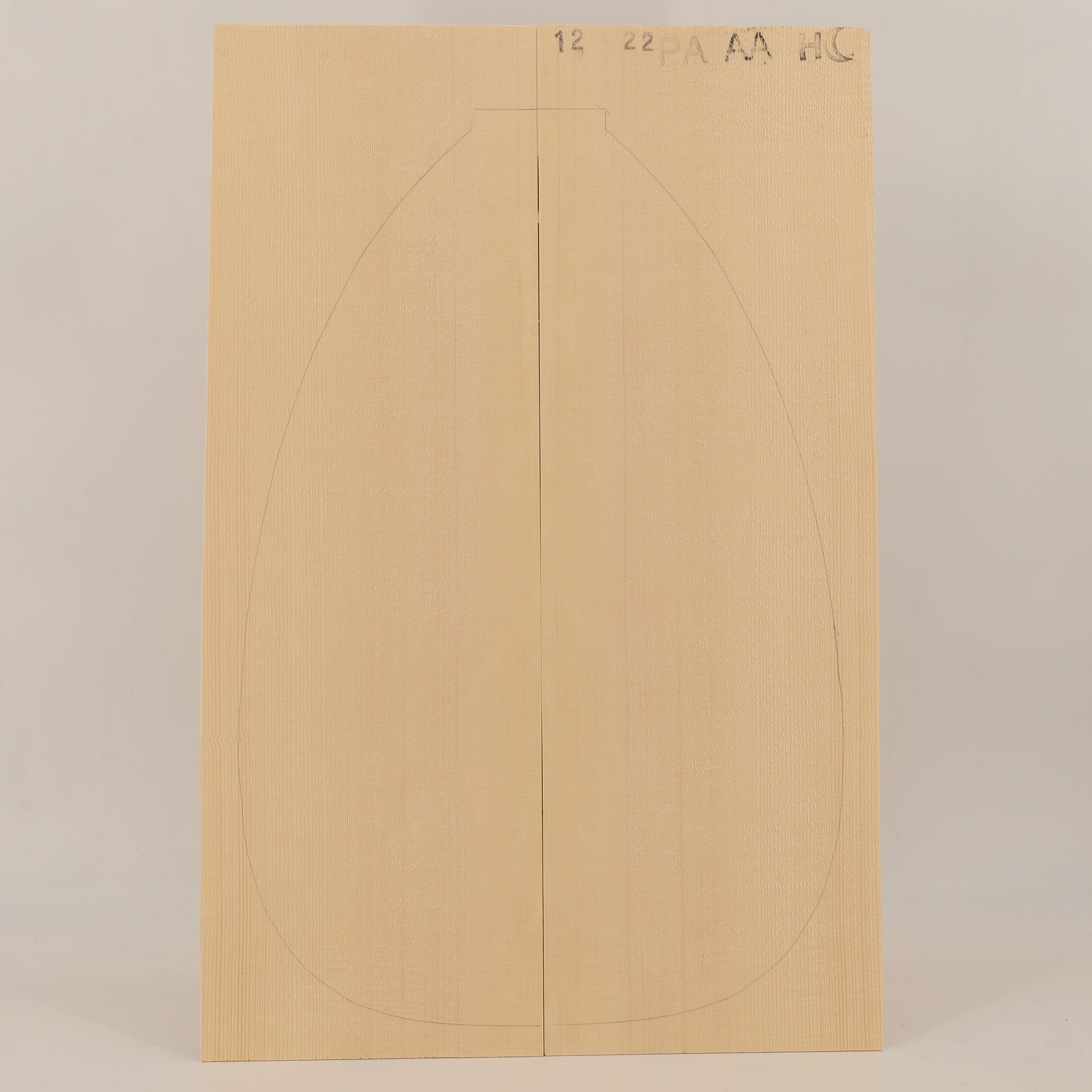 Spruce Top for Lute AA (no. 2468)