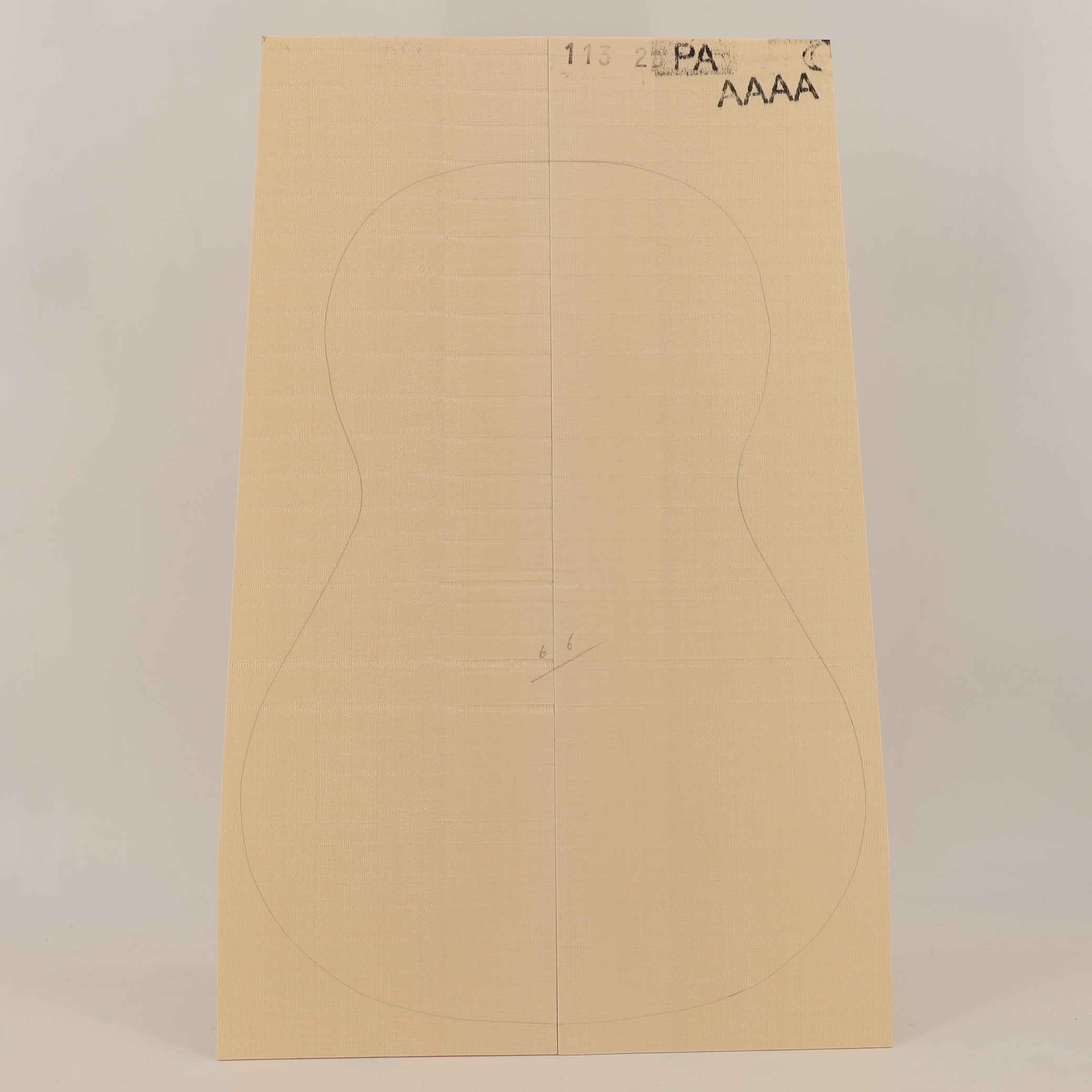 Spruce Top for Parlor Guitar AAAA (no. 2473)