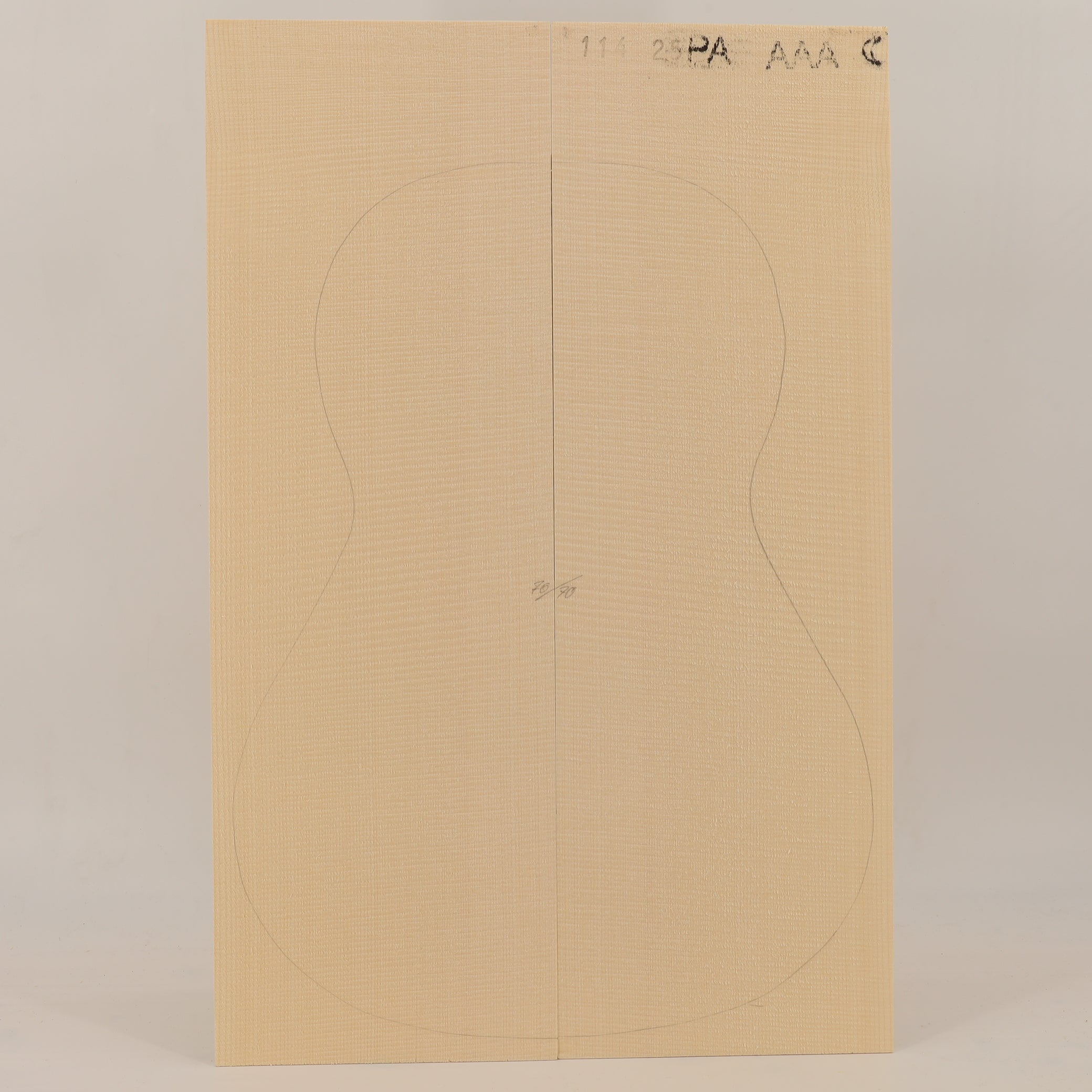 Spruce Top for Parlor Guitar AAA (no. 2477)