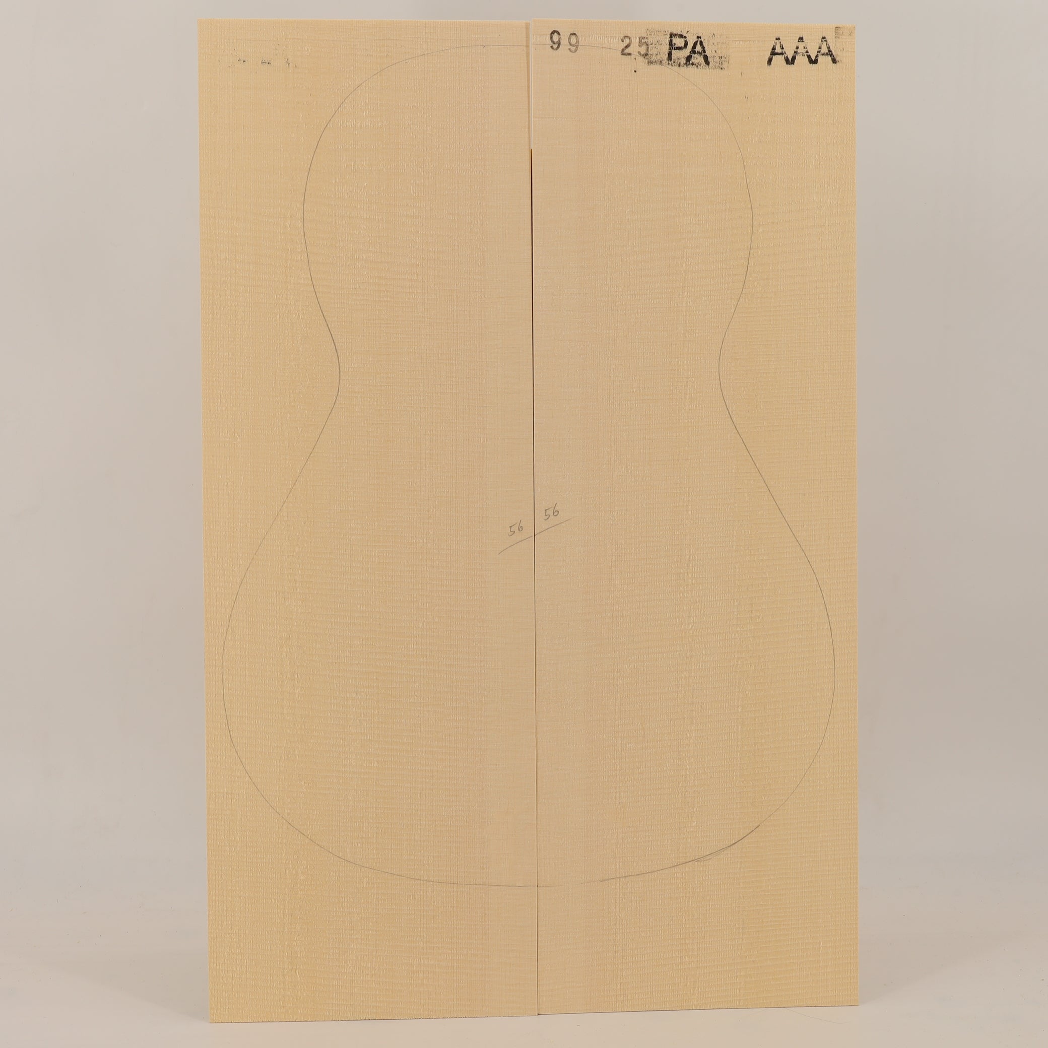 Spruce Top for Parlor Guitar AAA (no. 2482)