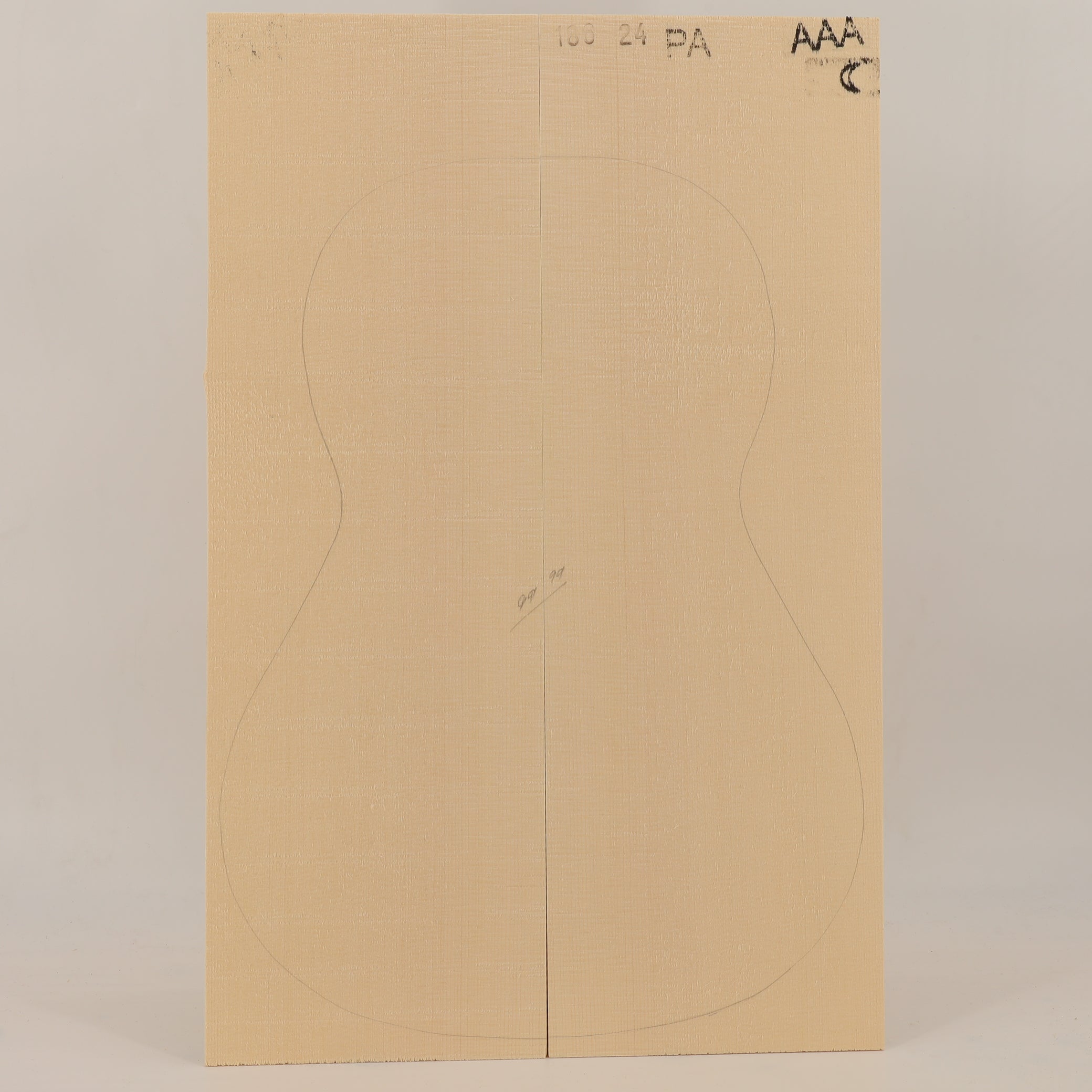 Spruce Top for Parlor Guitar AAA (no. 2483)
