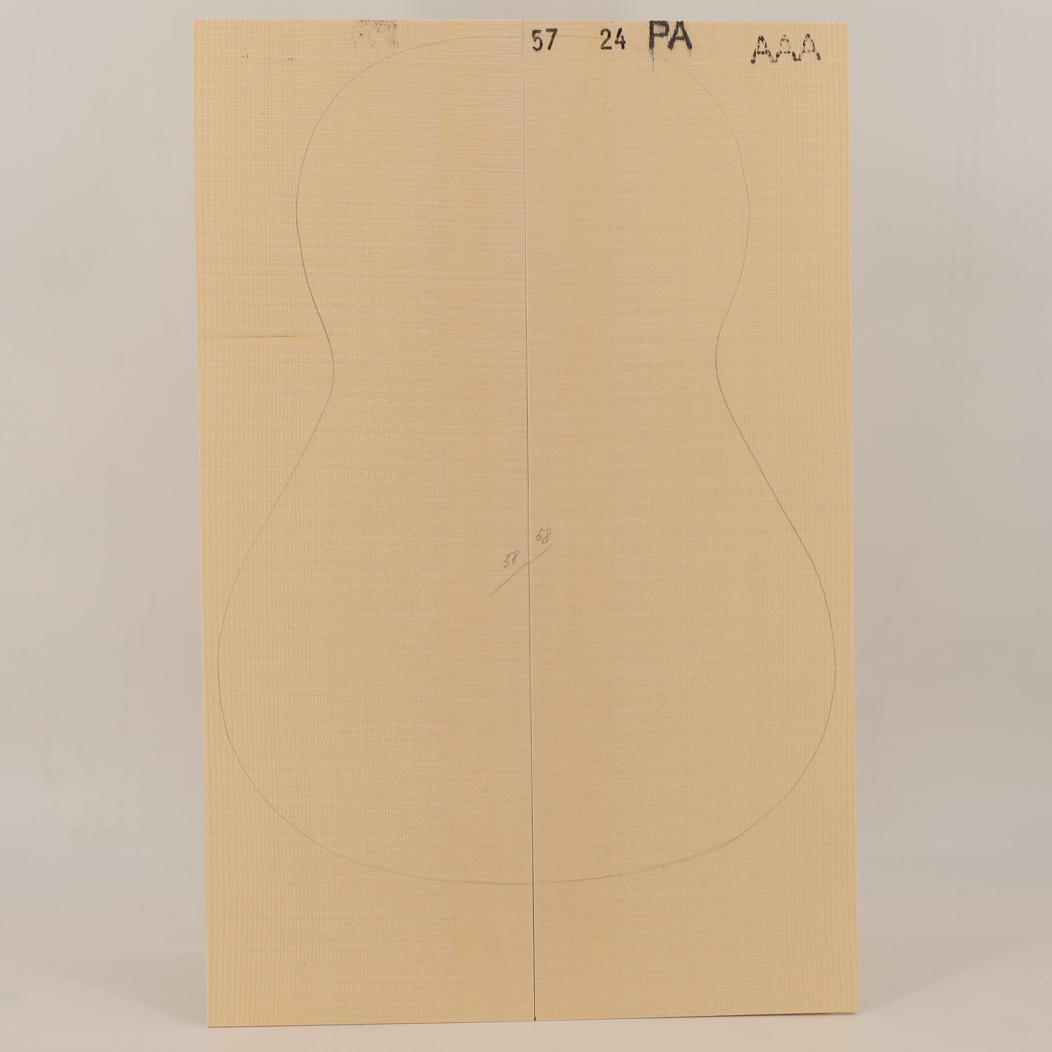 Spruce Top for Parlor Guitar AAA (no. 2486)