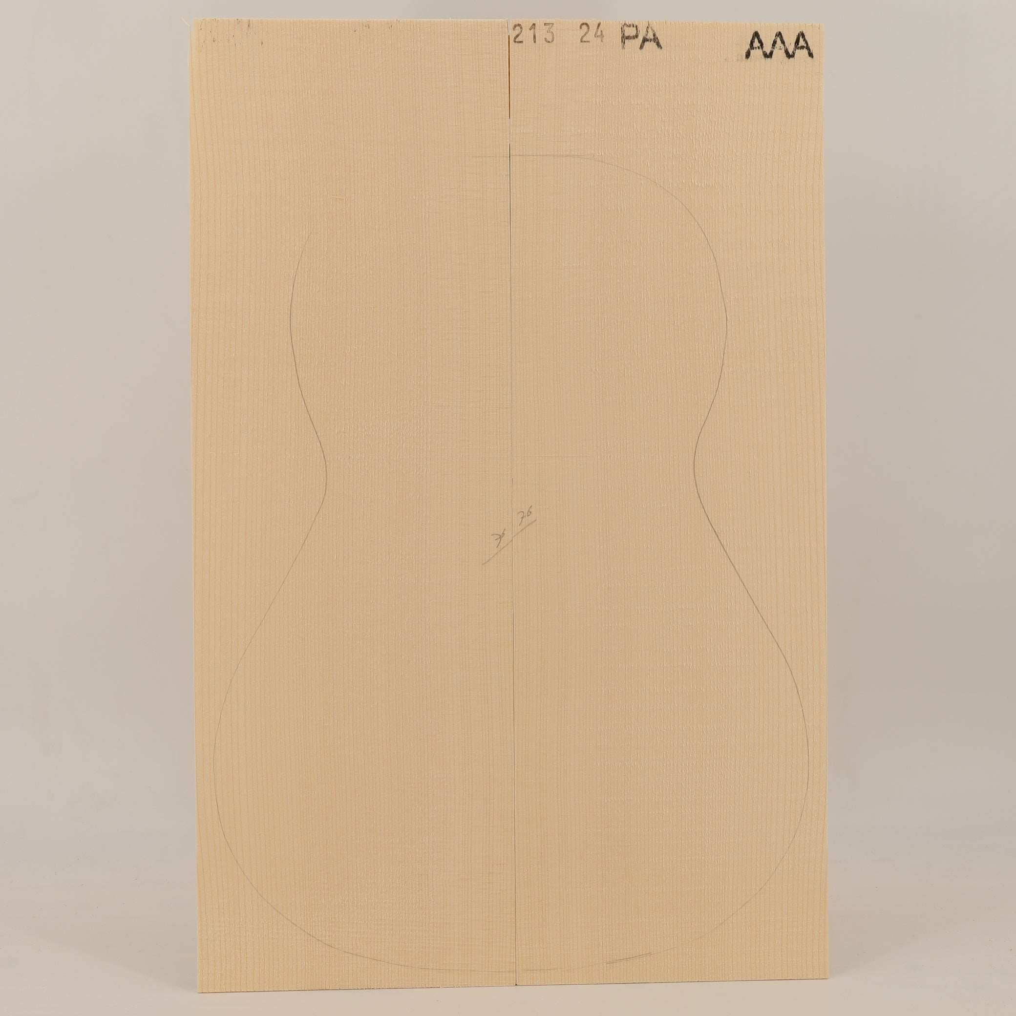 Spruce Top for Parlor Guitar AAA (no. 2488)